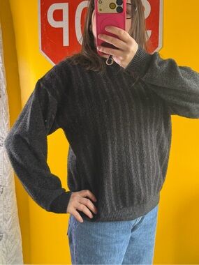 Vintage 1980s Allora Knit Sweater / Outdoorsman / Vintage Knit